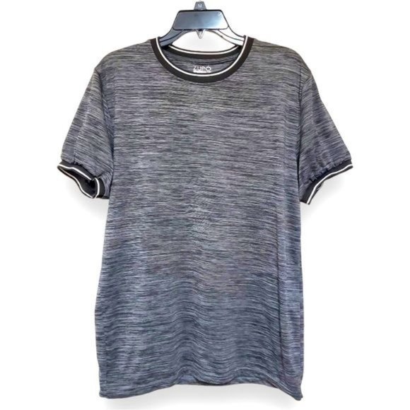 Zupo Tshirt Mens M Gray Crew Neck Short Sleeve Summer Casual - Picture 1 of 4